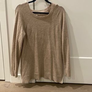 Loft sweater with zippers on the side